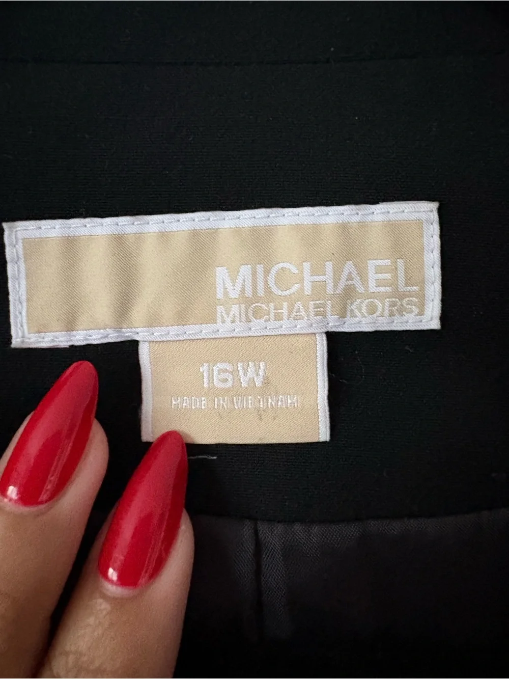 Michael Kors Black Single-Button Women's Blazer